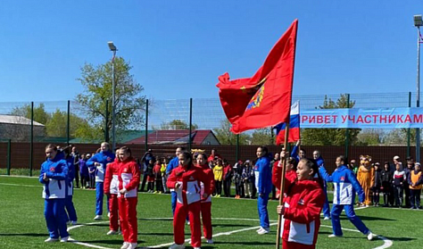 В Первомайском районе открыли новую спортивную площадку